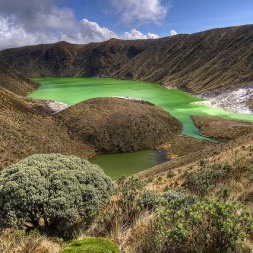 Laguna Verde, one of Colombia's many spectacular natural sites.
